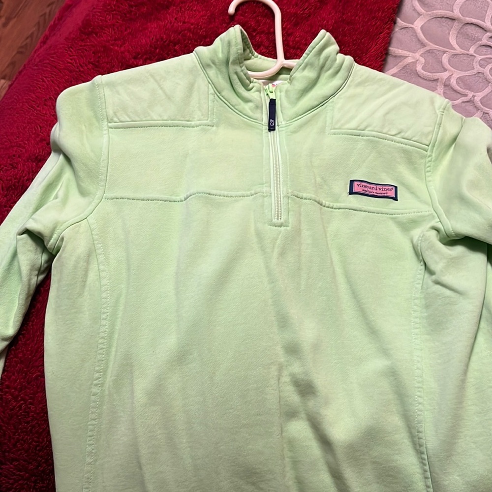 Womens bright green vineyard vines shep shirt